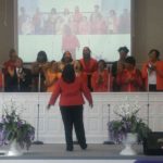 mass choir singing